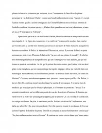 Dissertation colonel chabert