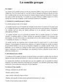 La comédie grecque - Théâtre