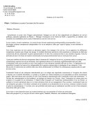 Lettre de motivation: Candidature au poste d’assistant chef de secteur