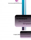 Projet d'analyse numérique (méthode de Trapez et Simpson)