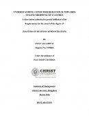 Consumer behavior towards towards online shopping of clothes