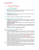 DROIT DES GROUPES