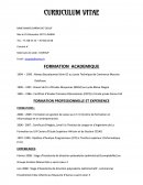 CURRICULUM VITAE CAS