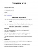 CURRICULUM VITAE CAS