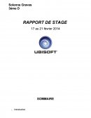 Rapport de stage ubisoft