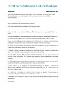 Droit constitutionnel cas