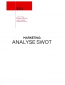 MARKETING ANALYSE SWOT