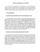 Prison, prisonniers et société