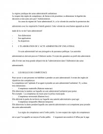 Regime Juridique Des Actes Administratifs Unilateraux Fiche Adrien Payet