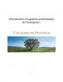 Présentation de l'entreprise L'Occitane en Provence