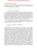 CHAPITRE 2 LES SOURCES DE DROIT OBJECTIF