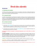 Fiche de droit des sûretés