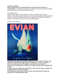 Les Publicites Evian Etude De Cas Clemenceconst