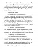 Comment une entreprise évalue la performance humaine ?