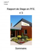 Rapport de stage petite enfance