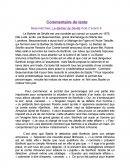 Commentaire de texte Le Barbier de Séville, Beaumarchais