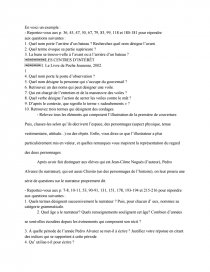 le voyage inspire question reponse