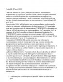 Commentaire d'arrêt FORMINDEP