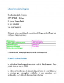 Exemple Rapport De Stage 3eme Kinésithérapeute  Le Meilleur Exemple
