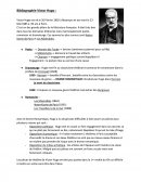 Biographie de Victor Hugo.