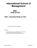 Expanding wings to India
