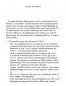 Ecriture d'invention.
