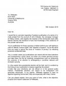 Lettre à Wikileaks.