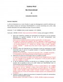 Examen BSC international.