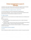 Management - Planifier