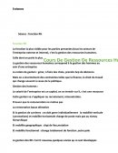 Cours: gestion des ressources humaines.