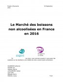 Les boissons non alcoolisées en France en 2016.
