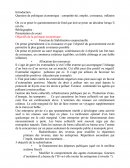 Question de politique économique: compétitivité, emploi, croissance, inflation...