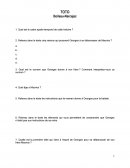 Nouvelle, TOTO de Boileau-Narcejac. Questionnaire de lecture.