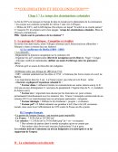 Colonisation et décolonisation.