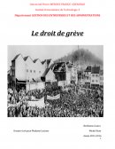 Le droit de grève.