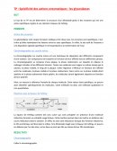 Spécificité des actions enzymatiques : les glucosidases.