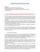 Droit des collectivités territoriales.