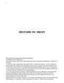 Histoire du Droit, histoire des institutions politiques.