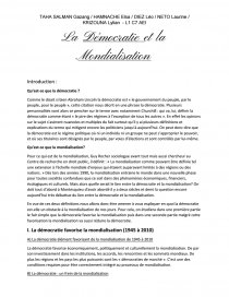 la mondialisation en afrique dissertation pdf