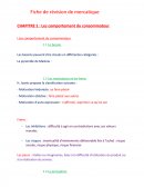 Cours de mercatique, les comportement du consommateur.