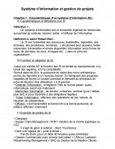 Système d'informations et gestion de projets