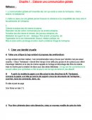 Chapitre 1 : Elaborer une communication globale