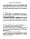 Monopole public