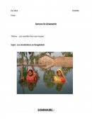 Les inondations au Bangladesh.