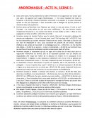 Andromaque, Acte IV, scène 5 - Racine