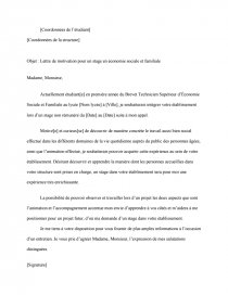 Ehpad Lettre De Motivation Stage Maison De Retraite