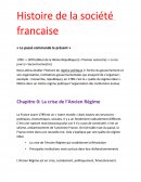 Histoire de la société francaise