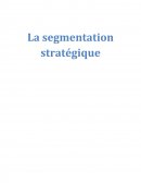 La segmentation stratégique.