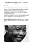 Nelson Mandela un combattant contre le racisme et la liberté.