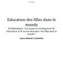 Éducation des filles dans le monde